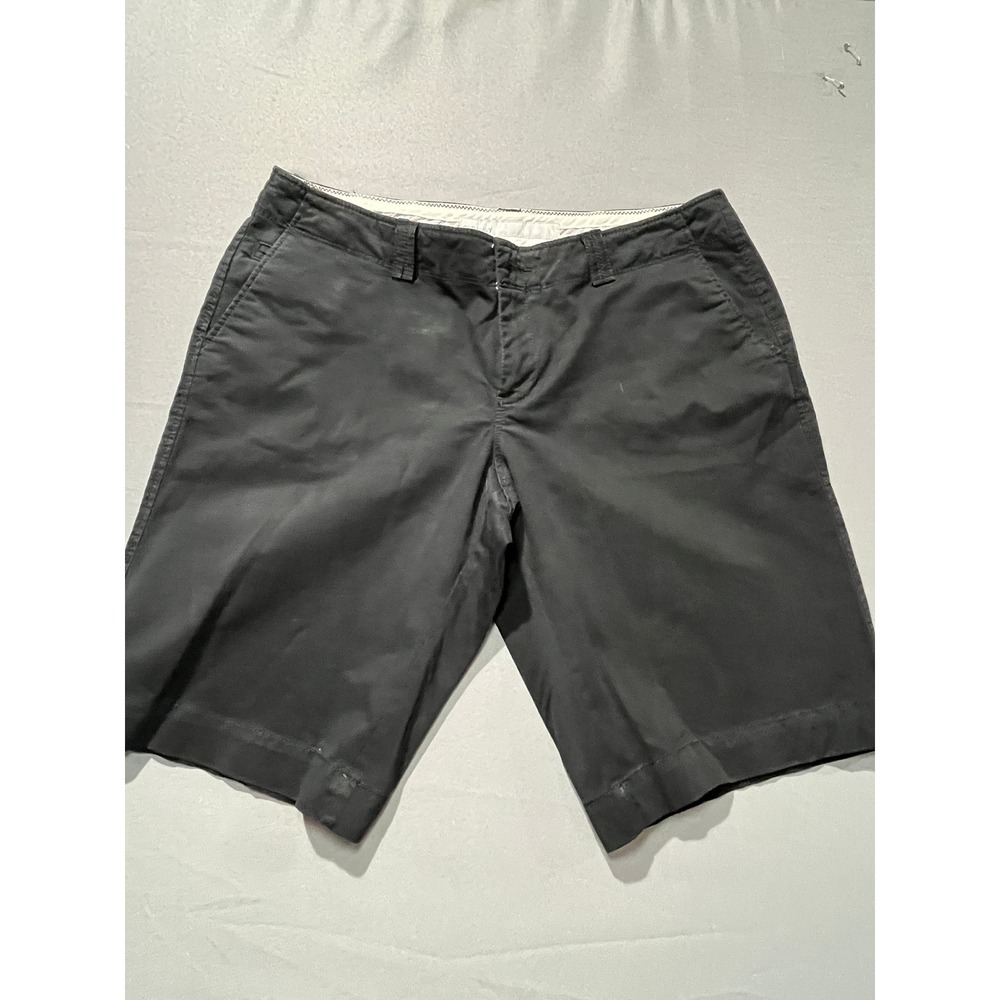 Old Navy Womens Low Rise Chino Shorts Black Size 10 Cotton Stretch 595221-02-1